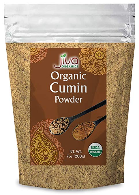 Jiva Organics Ground Cumin Powder -- 7 oz