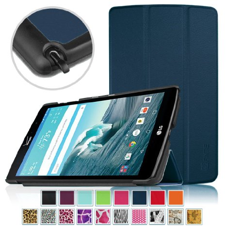 Fintie LG G Pad X83 4G LTE Verizon Wireless VK815 Smart Shell Case - Ultra Slim Cover with Auto SleepWake Only For Verizon Wireless Model VK815 LG G Pad X 83-Inch 4G LTE Android Tablet Navy