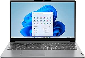 Lenovo IdeaPad 1 15ALC7 2023 Business Laptop 15.6" FHD IPS Touchscreen 8-Core AMD Ryzen 7 5700U 16GB DDR4 512GB SSD AMD Radeon Graphics Wi-Fi 6 Win11 Home w/ONT 32GB USB