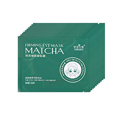 Eye Masks Green Tea Hydrating Moisturizing Eyes Patches Pads for Dark Circles Fading Fine Lines Firming Skin 10pairs