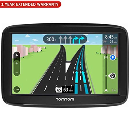 TomTom (1AA5.019.01) Automobile Portable 5" GPS Navigator w/Lifetime Traffic and Lifetime Maps   1 Year Extended Warranty