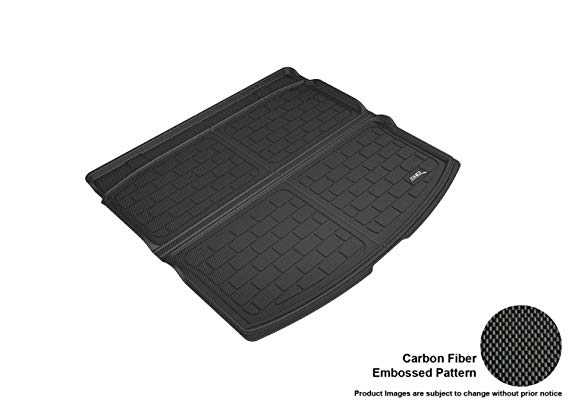 3D MAXpider M1HD0861309 Cargo Custom Fit All-Weather Floor Mat for Select Honda CR-V Models (Black) (Kagu Rubber)