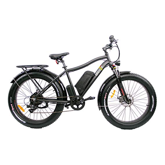 Fat Tire Electric Bike SAFECASTLE BREEZE PRO 750W Beach Snow Bicycle 26" 4.0inch Fat Tire ebike 48V/11.6Ah Electric Mountain Bicycle,electric bike for adults,Shimano 7Speeds Li-Ion Battery-19" Black