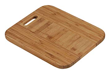 Premier Housewares Bamboo Chopping Board with Handle, 34 x 29 cm