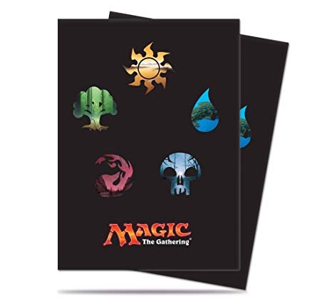 Magic the Gathering Standard Deck Protectors - Mana Symbols (80)