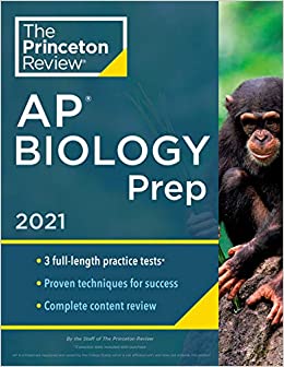 Princeton Review AP Biology Prep, 2021: 3 Practice Tests   Complete Content Review   Strategies & Techniques (2021) (College Test Preparation)