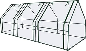 Strong Camel Mini Greenhouse Indoor Outdoor Portable Plants Vegetables Flowers Gardening Greenhouse with Zipper Openings (PVC, 96" WX36 DX36 H)