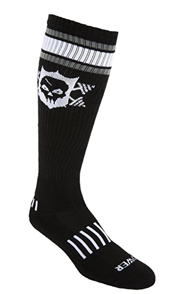 MOXY Socks Powerful Power Skull Knee-High Fitness Deadlift Socks