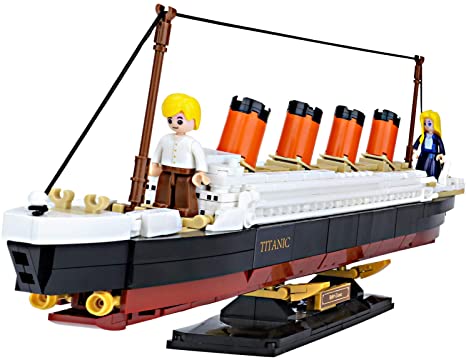 SuSenGo Titanic Building Block Kit -481pcs Bricks Toy Building Sets for Adults Kids Educational Toys