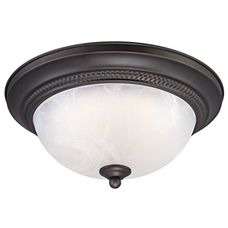 Westinghouse 6400800 LED Indoor Flush Mount Ceiling Fixture, Oil Rubbed Bronze Finish