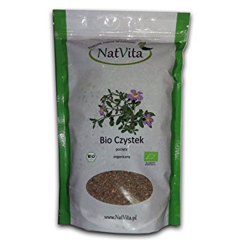 Cistus Incanus 100% Bio Organique Herbs, BIO Certified Czystek 250g 0.55lb