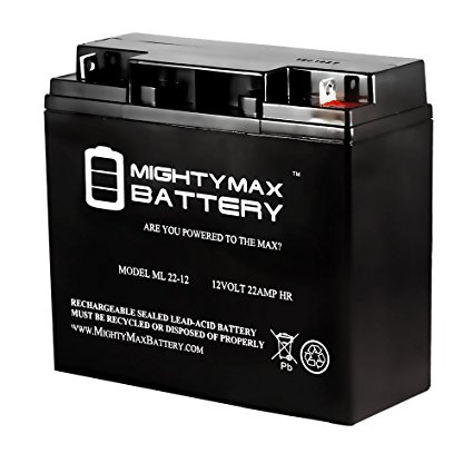 ML22-12 - 12V 22AH Schumacher DSR ProSeries PSJ-2212 Jump Starter Booster Battery - Mighty Max Battery brand product