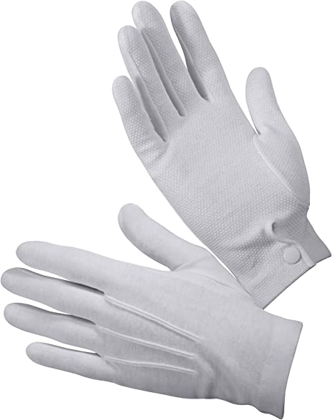 Rothco Gripper Dot White Parade Gloves, Small