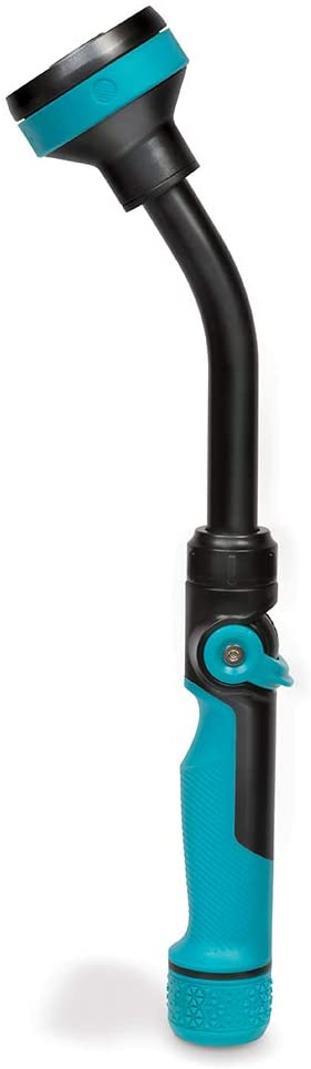 Gilmour 820432-1001 Heavy Duty Swivel Connect Compact Watering Wand, 15 Inch Aqua, Black