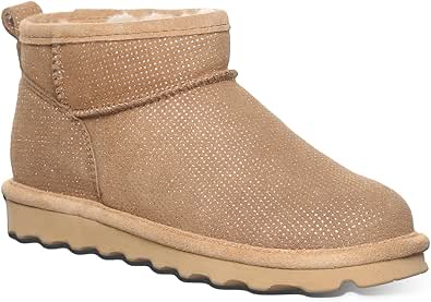 BEARPAW Women's Shorty Exotic Boot | Women's Ankle Boot | Comfortable Winter Boot