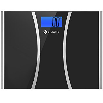 Etekcity Digital Body Weight Bathroom Scale with Ultra Wide Platform and Easy-to-Read Backlit LCD, 440-Pounds Scales