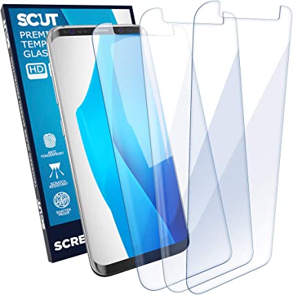 Screen Protector Samsung Galaxy S9 | Film Tempered Glass | Scratch Resistant Impact Shield Glass | Case Friendly | Anti fingerprint