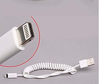 Three King Genuine DJI Accessories:Spring Iphone Ipad USB Cable for DJI Phantom 4/3/2 & Inspire 1 Remote Controller(IOS Type)
