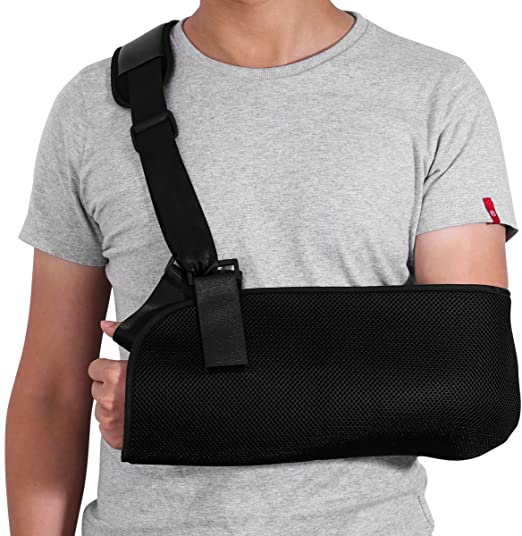 Healifty Arm Sling Adjustable Shoulder Immobilizer Wrist Elbow Support Brace for Broken and Fractured Bones