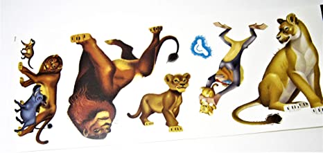 The Lion King Simba Removable Wall Decals Sticker Mural for Kids Room Nursery Decor