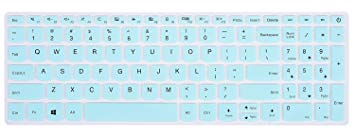 CaseBuy Keyboard Skn Compatible Lenovo IdeaPad 320/330/330s 15.6 inch, IdeaPad 320/330 17.3 inch, IdeaPad 520 15.6 inch Laptop US Layout, Mint Green