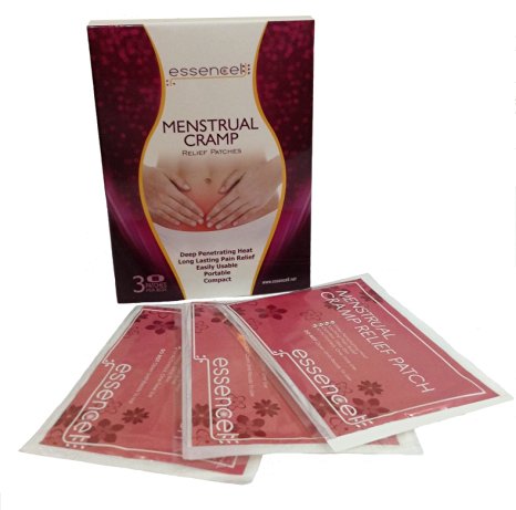 Essencell Menstrual Cramps Pain Relief Therapy Patches - Pack of 3