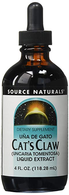 Source Naturals Cat's Claw Liquid Extract, Una de Gato - For Immune System Support - 4 Fluid oz