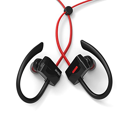 [Upgrade]iClever Bluetooth Headphones Wireless In Ear Earbuds Sports Sweatproof Earphones for Running, Exercise, Workout, Gym(Silicone Earhook, Built in Mic, 7 Hours Play Time)