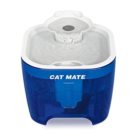 Cat Mate Shell Fountain 3L (Blue/White)