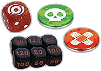 Champion's Path Exclusive Dice & Damage Counter Set - Includes Burn & Poison Markers