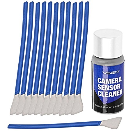 UES DSLR Digital Camera APS-C Frame (CCD/CMOS) Sensor Cleaning Swab Kit (Box of 12 X 16mm Swabs   15ml Sensor Cleaner)