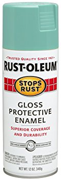 Rust-Oleum 284678 Stops Rust Protective Enamel Spray Paint, Light Turquoise