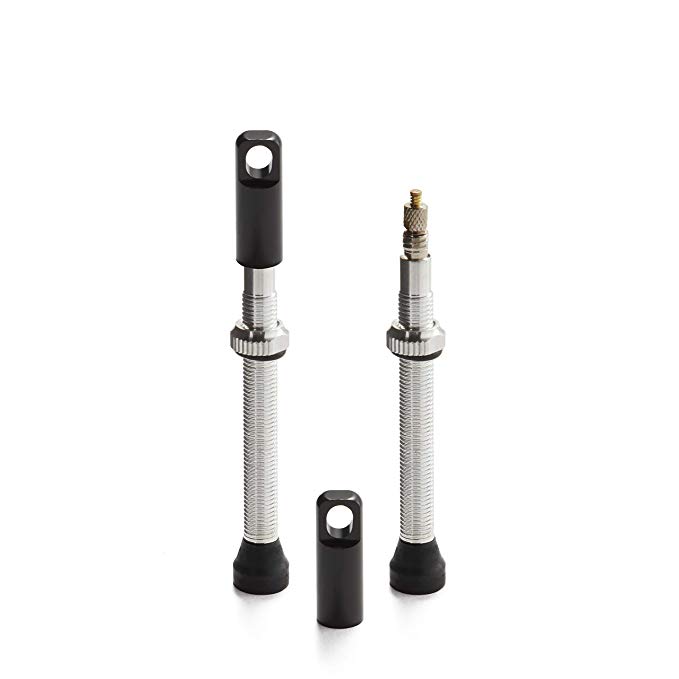 BW Tubeless Presta Valve Stems with Integrated Valve Core Tool - MTB and Road Bike - Multiple Color and Size Options
