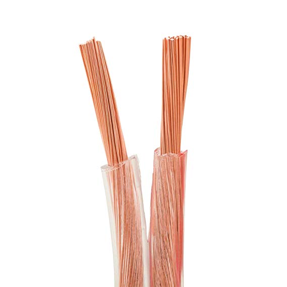 DCSk 10 m - 2 x 2.5 mm² transparent loudspeaker cable I OFC copper cable for HiFi/audio I 99.99% insulated copper speaker cable I AWG 13 Role