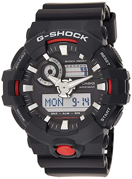 Casio G-Shock Analog-Digital Black Dial Men's Watch-GA-700-1ADR (G714)