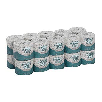 Angel Soft Professional Series Premium 2-Ply Embossed Toilet Paper by GP PRO (Georgia-Pacific), 16620, 450 Sheets Per Roll, 20 Rolls Per Convenience Case