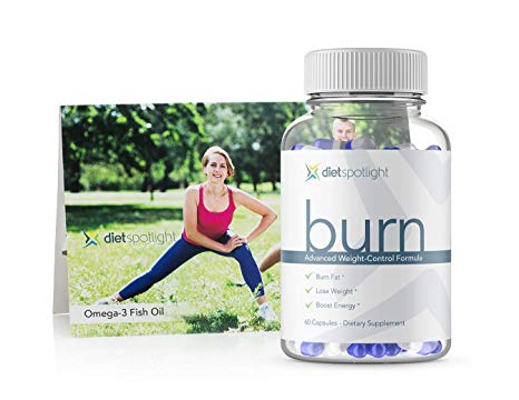 Burn TS Jumpstart Kit - Weight Loss Formula Metabolism & Energy Booster, Appetite Suppressant & Effective Thermogenic Supplement (1 Month   3-Day Omega 3)