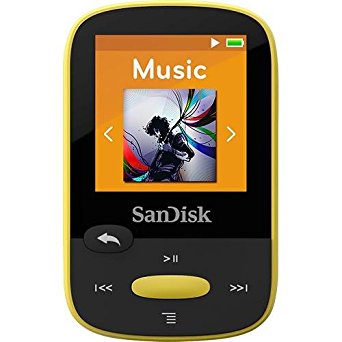 Sandisk SDMX24-008G-A46Y 8gb 1.44" Clip Sport Mp3 Players (Yellow)