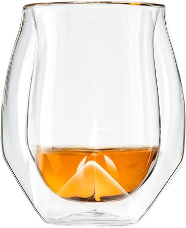 NORLAN WHISKY GLASS (Clear Single Glass with Polishing Cloth)