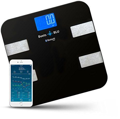 Beets BLU Bluetooth Weight Scale with Body Composition. Digital Scale works with Apple iPhone, iPad and Android