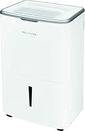 Frigidaire FGAC5044W1 Portable High Humidity 50 Pint Capacity Dehumidifier with Wi-Fi, White