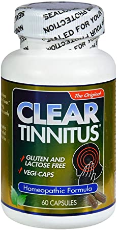 Clear Products Clear Tinnitus - 60 Capsules - Gluten Free -
