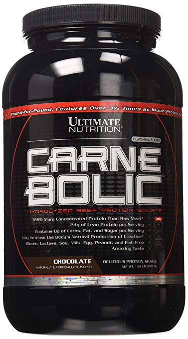 Ultimate Nutrition Carnebolic Hydrolyzed Beef Protein Isolate, Chocolate, 30 Servings