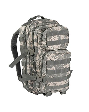 Mil-Tec Military Army Patrol Molle Assault Pack Tactical Combat Rucksack Backpack Bag 20L ACU Digital Camo