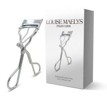 LOUISE MAELYS Eyelash Curlers Beauty Makeup Tools with Replacement Refill Pads