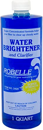 Robelle 2420 Water Brightener and Clarifier for Swimming Pools, 1-Quart