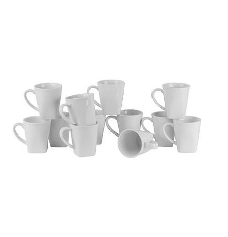 Whittier Square 8-oz. Mugs, Set of 12