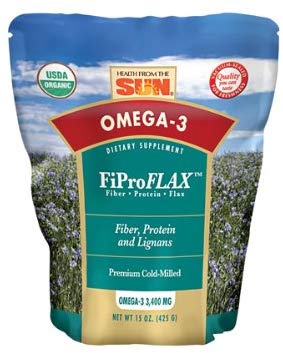 Health From The Sun, Fiproflax With Omega-3, 15-Ounces
