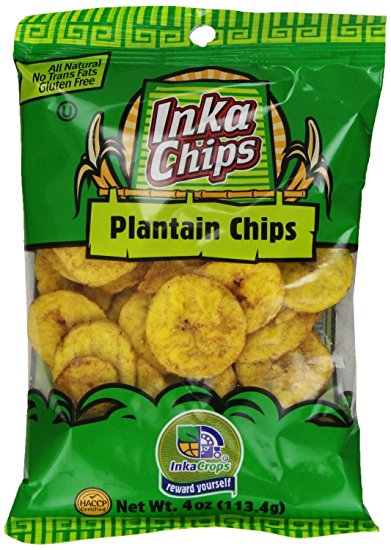 Inka Crops Inka Crops Roasted Plantains, 4-ounce Bags (Pack of 24)