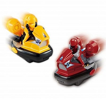 The Black Series Remote Controlled Speed Bumper Cars - Yellow & Red by Merchsource
